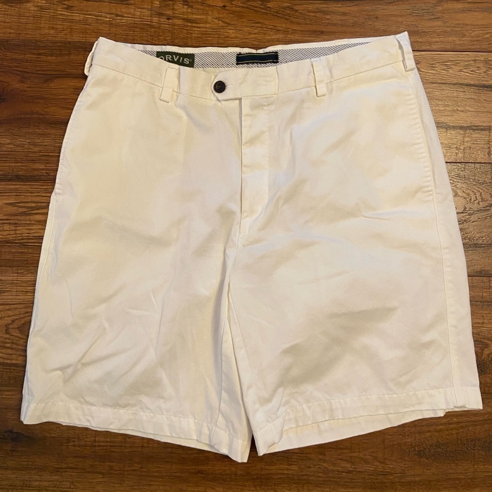 Orvis White Men’s 36 Shorts 100% Pima Cotton